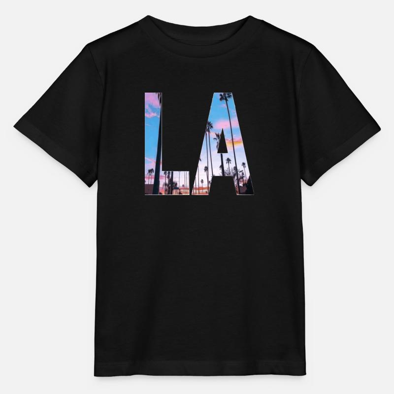 LA - Los Angeles - Stanley/Stella Kinder T-Shirt MINI CREATOR  - Schwarz