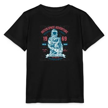 Outerspace Adventure 69 - Stanley/Stella MINI CREATOR Kids’ T-Shirt - black - Front - Mikhail (115cm)