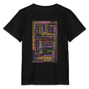 Quartiers Mosaik - Berlin - T-shirt bio MINI CREATOR Stanley/Stella Enfant - noir - Devant - Mikhail (115cm)