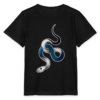 Cosmos Snake - Stanley/Stella MINI CREATOR Kids’ T-Shirt - black - Front - Mikhail (115cm)