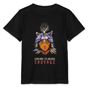 Frauen Natur spirituell Frauen Natur spirituell Ge - Stanley/Stella Kinder T-Shirt MINI CREATOR  - Schwarz - Vorne - Mikhail (115cm)