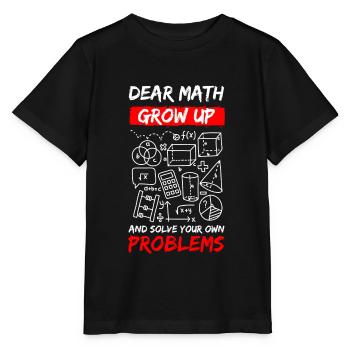 Problem funny The solution - Stanley/Stella MINI CREATOR Kids’ T-Shirt - black - Front - Mikhail (115cm)