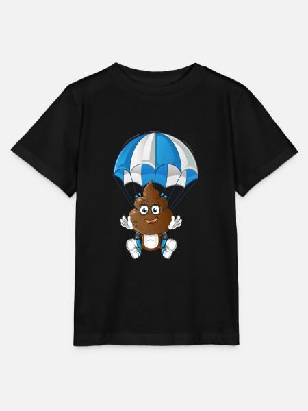 Fallschirm - Stanley/Stella Kinder T-Shirt MINI CREATOR  - Schwarz
