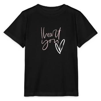 Ich liebe dich - Stanley/Stella Kinder T-Shirt MINI CREATOR  - Schwarz - Vorne - Mikhail (115cm)