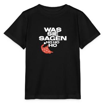 Fröhliche Weihnachten - Stanley/Stella Kinder T-Shirt MINI CREATOR  - Schwarz - Vorne - Mikhail (115cm)