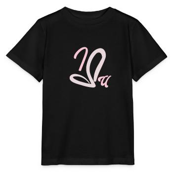 I love you - Stanley/Stella Kinder T-Shirt MINI CREATOR  - Schwarz - Vorne - Mikhail (115cm)