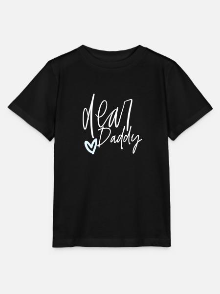 Dear daddy - Stanley/Stella Kinder T-Shirt MINI CREATOR - Schwarz