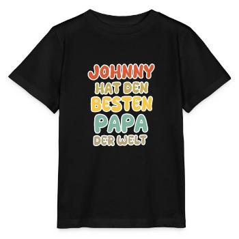 Johnny als Baby - Stanley/Stella Kinder T-Shirt MINI CREATOR  - Schwarz - Vorne - Mikhail (115cm)