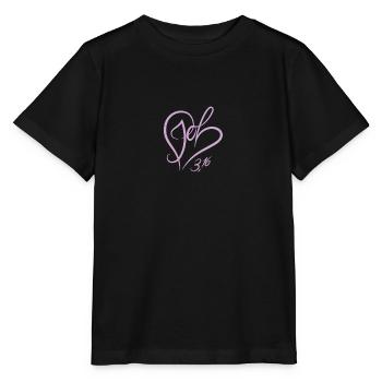 Bible verse John Psalm Christian sayings - Stanley/Stella MINI CREATOR Kids’ T-Shirt - black - Front - Mikhail (115cm)