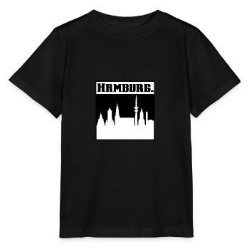 Hambourg - T-shirt bio MINI CREATOR Stanley/Stella Enfant - noir - Devant - Mikhail (115cm)