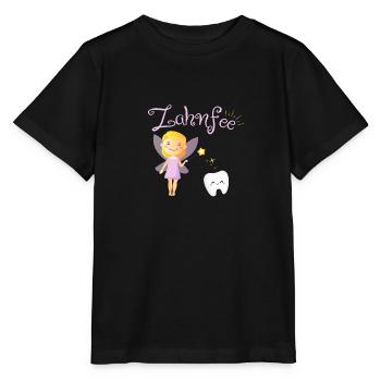 Costume de cadeau fille garçon dentiste fée dent - T-shirt bio MINI CREATOR Stanley/Stella Enfant - noir - Devant - Mikhail (115cm)