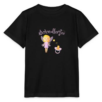 Kinder Schnullerfee Mädchen Jungen Baby Geschenk - Stanley/Stella Kinder T-Shirt MINI CREATOR  - Schwarz - Vorne - Mikhail (115cm)