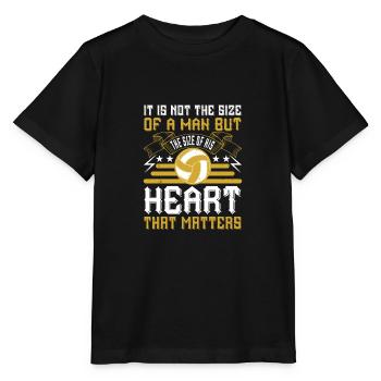 Funny Volleyball Quote - Volleyball T-shirt - Stanley/Stella MINI CREATOR Kids’ T-Shirt - black - Front - Mikhail (115cm)
