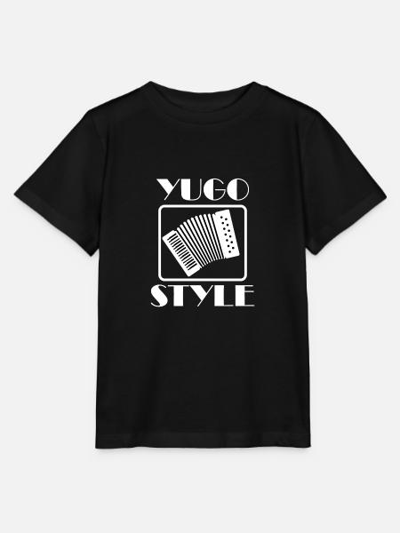 yugo style white - Stanley/Stella MINI CREATOR Kids’ T-Shirt - black