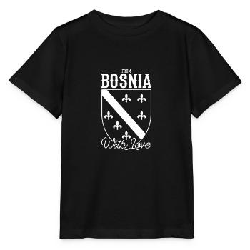 Bosnie Herzégovine Yougoslavie Balkans - T-shirt bio MINI CREATOR Stanley/Stella Enfant - noir - Devant - Mikhail (115cm)