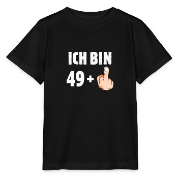 Ich bin 49 plus eins - Stanley/Stella Kinder T-Shirt MINI CREATOR  - Schwarz - Vorne - Mikhail (115cm)
