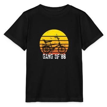 Bonanzarad Bonanza Bike Hipster Anniversaire 1980 - T-shirt bio MINI CREATOR Stanley/Stella Enfant - noir - Devant - Mikhail (115cm)
