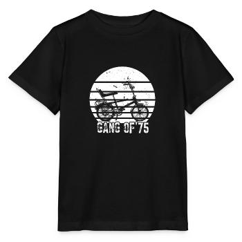 Bonanzarad Bonanza Bike Hipster Anniversaire 1975 - T-shirt bio MINI CREATOR Stanley/Stella Enfant - noir - Devant - Mikhail (115cm)