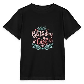 Fille d’anniversaire - T-shirt bio MINI CREATOR Stanley/Stella Enfant - noir - Devant - Mikhail (115cm)