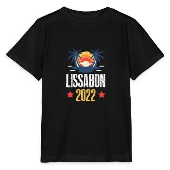 Lissabon 2022 - Stanley/Stella Kinder T-Shirt MINI CREATOR  - Schwarz - Vorne - Mikhail (115cm)