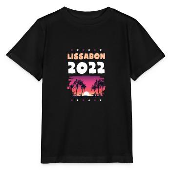 Lissabon 2022 - Stanley/Stella Kinder T-Shirt MINI CREATOR  - Schwarz - Vorne - Mikhail (115cm)