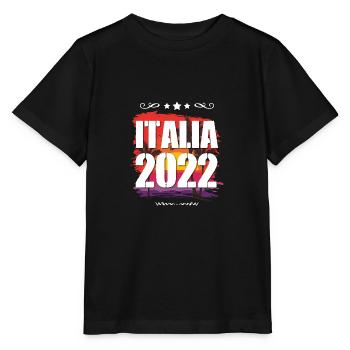Italia 2022 - Stanley/Stella MINI CREATOR Kids’ T-Shirt - black - Front - Mikhail (115cm)