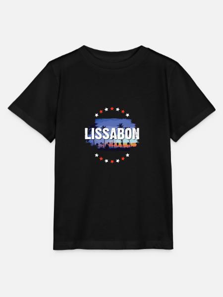 Lissabon - Stanley/Stella Kinder T-Shirt MINI CREATOR - Schwarz