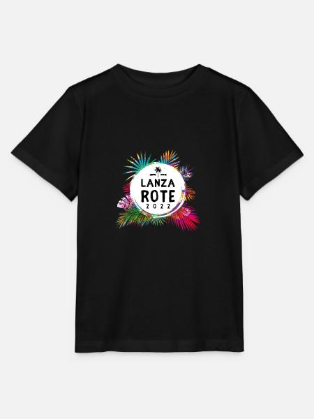 Lanzarote 2022 Bunt - Stanley/Stella Kinder T-Shirt MINI CREATOR - Schwarz