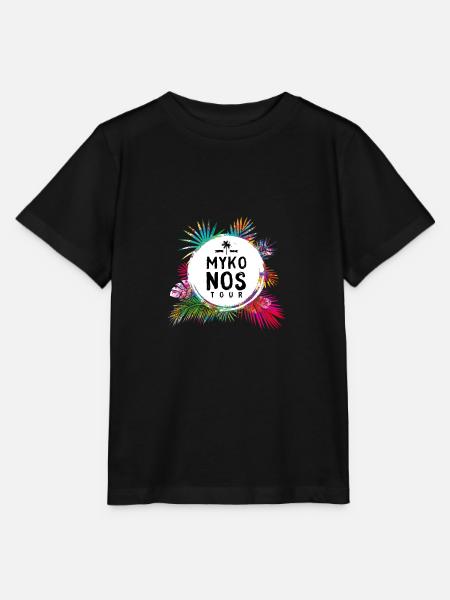Mykonos Tour Bunt - Stanley/Stella Kinder T-Shirt MINI CREATOR - Schwarz