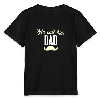 Dad - Stanley/Stella Kinder T-Shirt MINI CREATOR  - Schwarz - Vorne - Mikhail (115cm)