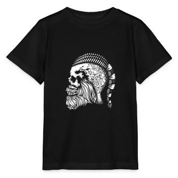 Viking Odin - Stanley/Stella MINI CREATOR Kids’ T-Shirt - black - Front - Mikhail (115cm)