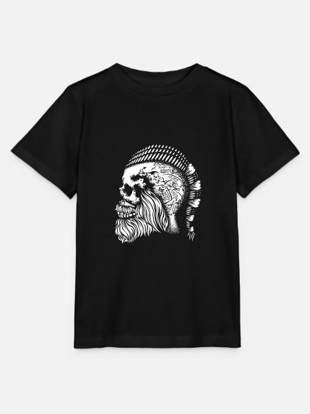 Wikinger Odin - Stanley/Stella Kinder T-Shirt MINI CREATOR  - Schwarz