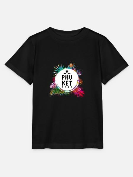 Phuket 2022 Bunt - Stanley/Stella Kinder T-Shirt MINI CREATOR - Schwarz