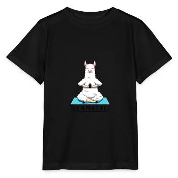 Lama Lama - T-shirt bio MINI CREATOR Stanley/Stella Enfant - noir - Devant - Mikhail (115cm)
