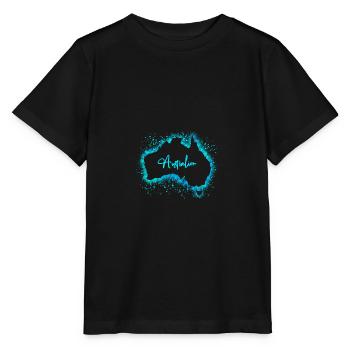 Australien - Stanley/Stella Kinder T-Shirt MINI CREATOR  - Schwarz - Vorne - Mikhail (115cm)