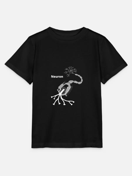 Neuron - Stanley/Stella Kinder T-Shirt MINI CREATOR - Schwarz
