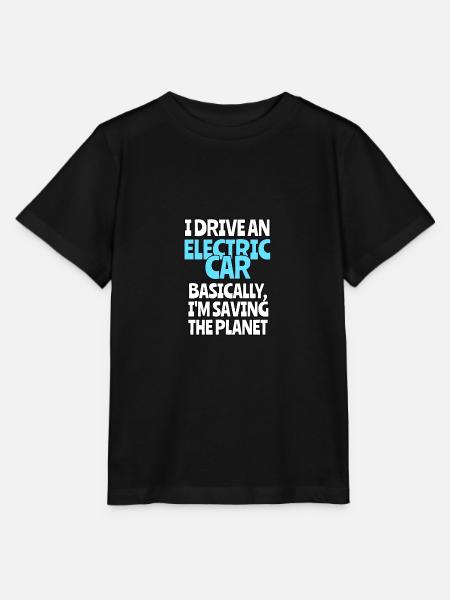 Elektroauto - Stanley/Stella Kinder T-Shirt MINI CREATOR - Schwarz