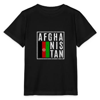 Afghanistan - Stanley/Stella Kinder T-Shirt MINI CREATOR  - Schwarz - Vorne - Mikhail (115cm)