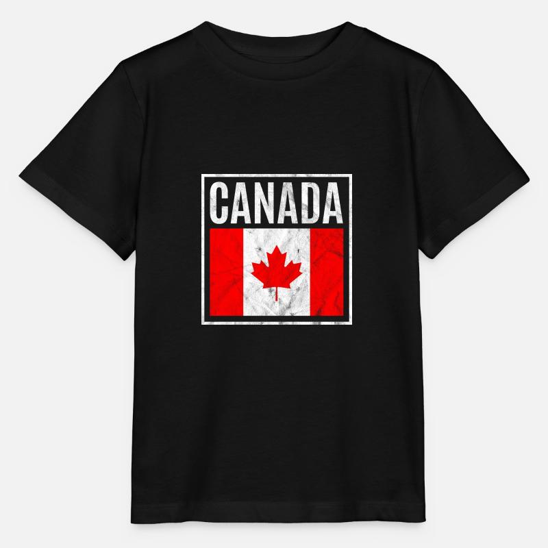 Canada - T-shirt bio MINI CREATOR Stanley/Stella Enfant - noir
