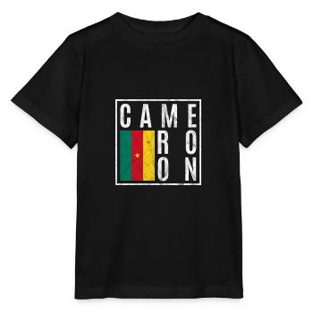 Cameroon - Stanley/Stella MINI CREATOR Kids’ T-Shirt - black - Front - Mikhail (115cm)