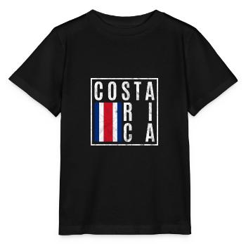 Costa Rica - Stanley/Stella Kinder T-Shirt MINI CREATOR  - Schwarz - Vorne - Mikhail (115cm)