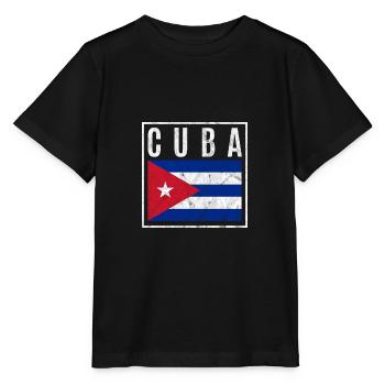 Cuba - Stanley/Stella MINI CREATOR Kids’ T-Shirt - black - Front - Mikhail (115cm)