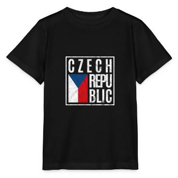 Tschechische Republik - Stanley/Stella Kinder T-Shirt MINI CREATOR  - Schwarz - Vorne - Mikhail (115cm)