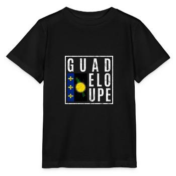 Guadeloupe - Stanley/Stella Kinder T-Shirt MINI CREATOR  - Schwarz - Vorne - Mikhail (115cm)