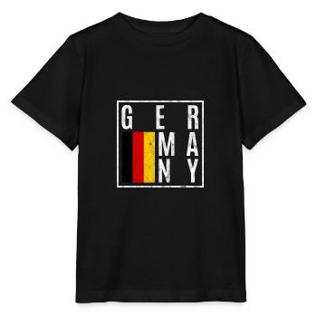 Allemagne - T-shirt bio MINI CREATOR Stanley/Stella Enfant - noir - Devant - Mikhail (115cm)