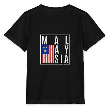 Malaisie - T-shirt bio MINI CREATOR Stanley/Stella Enfant - noir - Devant - Mikhail (115cm)