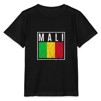 Mali - T-shirt bio MINI CREATOR Stanley/Stella Enfant - noir - Devant - Mikhail (115cm)