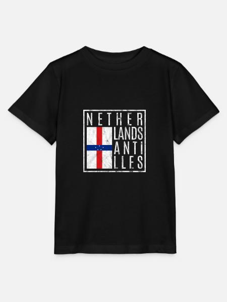 Niederländische Antillen - Stanley/Stella Kinder T-Shirt MINI CREATOR  - Schwarz
