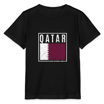 Qatar - T-shirt bio MINI CREATOR Stanley/Stella Enfant - noir - Devant - Mikhail (115cm)