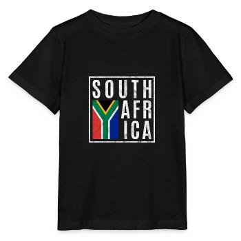 Afrique du Sud - T-shirt bio MINI CREATOR Stanley/Stella Enfant - noir - Devant - Mikhail (115cm)